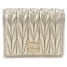 Miu Miu Matelasse Napa Leather Wallet Multiple colors
