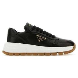 Prada Triangle Logo Leather Sneakers Multiple colors