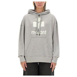Isabel Marant Moletom com Capuz GYWH Prata