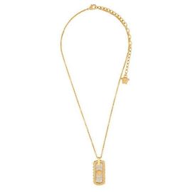 Versace Collier Pendentif Méduse Noir