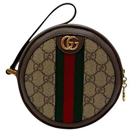 Gucci Pochette Rotonda Ophidia Marrone