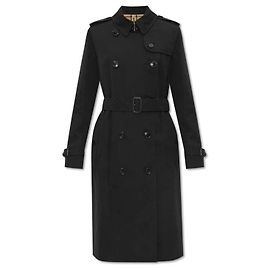 Burberry Long Trench Coat Black