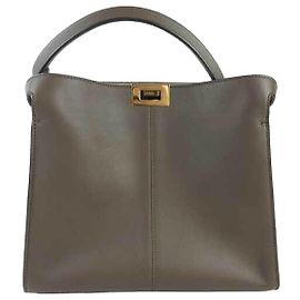 Fendi Bolsa de Ombro Peekaboo Light Tote Marrom
