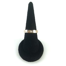 Bulgari Essential BB Diamond Band Ring Black