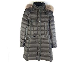 Moncler Hermine Fur Padding Brown
