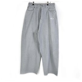 Balenciaga Pantalones Trompe L'Oeil Plata