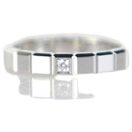 Chopard Ice Cube Diamond White Gold Ring Silvery
