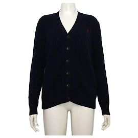 Ralph Lauren Damen Strickjacke Blau