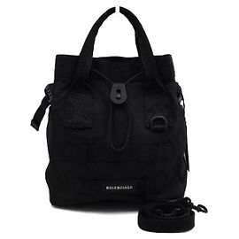 Balenciaga Piccola borsa tote da uomo e borsa a spalla incrociata nera Nero