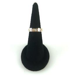 Bulgari Essential BB Diamond Band Ring Black