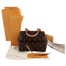 Louis Vuitton Cluny Mini Shoulder Tote Bag Brown