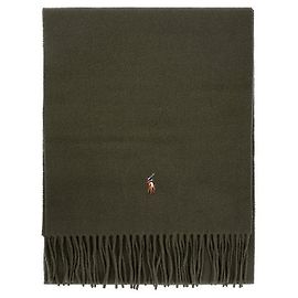 Ralph Lauren Bufanda con flecos Negro