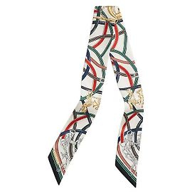 Hermès Sciarpa in seta Twilly leggendaria per donne Verde