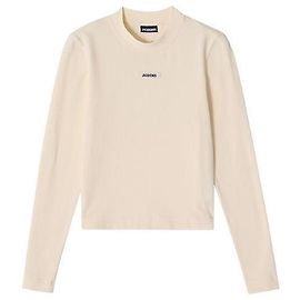 Jacquemus Langarm-Logo-T-Shirt Weiß