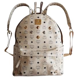 MCM Visetos Stark Backpack Brown