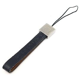 Bulgari Chaveiro de couro Preto