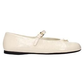 Prada Ballerinas aus Lackleder Weiß
