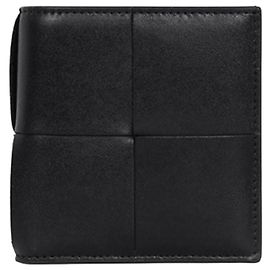 Bottega Veneta Cassette Slim Folder Wallet Black