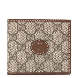 Gucci Interlocking Logo Wallet Brown