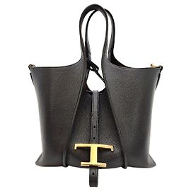 Tod's Bolsa Mini Shopper Atemporal Preta Preto