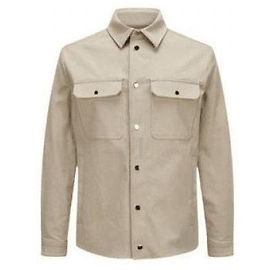 Moncler Camicia in cotone a maniche lunghe Arancione