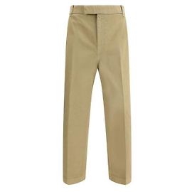Thom Browne Pantalones utilitarios de sarga de algodón Dorado