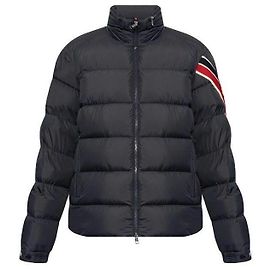 Moncler Giacca corta in piuma SOLAYAN Nero