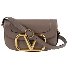 Valentino Bolsa transversal Superbee com logo Marrom