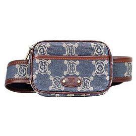 Céline Bolso de cinturón de denim Blazon Multicolor