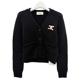 Céline Trionph Kaschmir-Seiden-Cardigan Schwarz