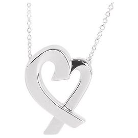 Tiffany & Co Collana in Argento Cuore Amorevole Argento