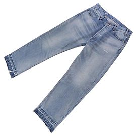 Céline Wesley Peace Mo Washing Denim-Hose Größe Blau