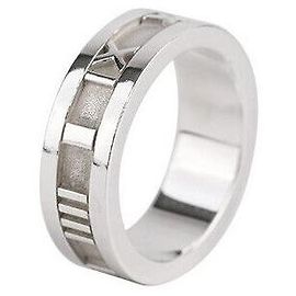 Tiffany & Co Atlas Silberring Größe Silber