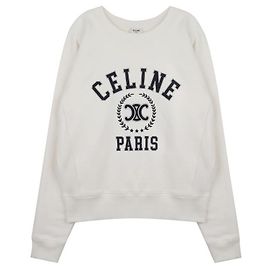 Céline Moletom Oversized Branco