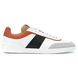 Tod's Wildleder-Logo-Panel-Sneaker Mehrfarben