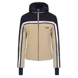 Fendi Tech Fabric Ski Jacket Orange