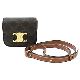 Céline Mini Bolsa Cruzada Triope Multicolor