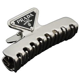 Prada Fermaglio per capelli in metallo Multicolore