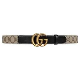 Gucci Cinto GG com fivela dupla Multicor