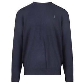 Ralph Lauren Rundstrick mit Pony Logo Schwarz