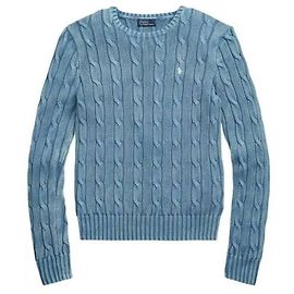 Ralph Lauren Strickpullover mit Pony-Logo Blau