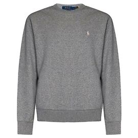 Ralph Lauren Loopback Terry Sweatshirt mit Pony-Logo Braun