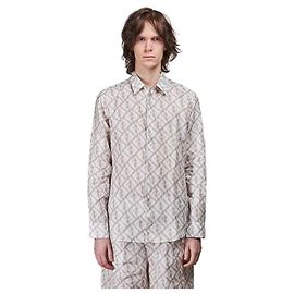 Fendi Leinenhemd Silber