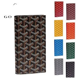 Goyard Long Wallet Black Black Brown Multiple colors