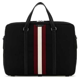 Bally Code Briefcase Black