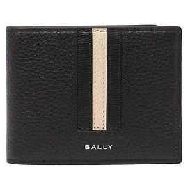 Bally Ribbon Bifold Wallet Black