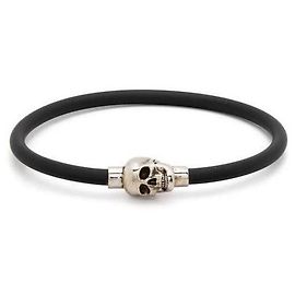 Alexander Mcqueen Pulsera de Calavera de Goma Multicolor