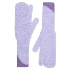 Maison Martin Margiela Kunstpelzhandschuhe Weiß