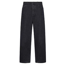 Balenciaga Straight Denim Pants Black