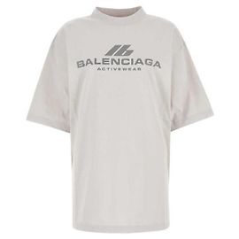 Balenciaga T-Shirt in Medium Fit Silber